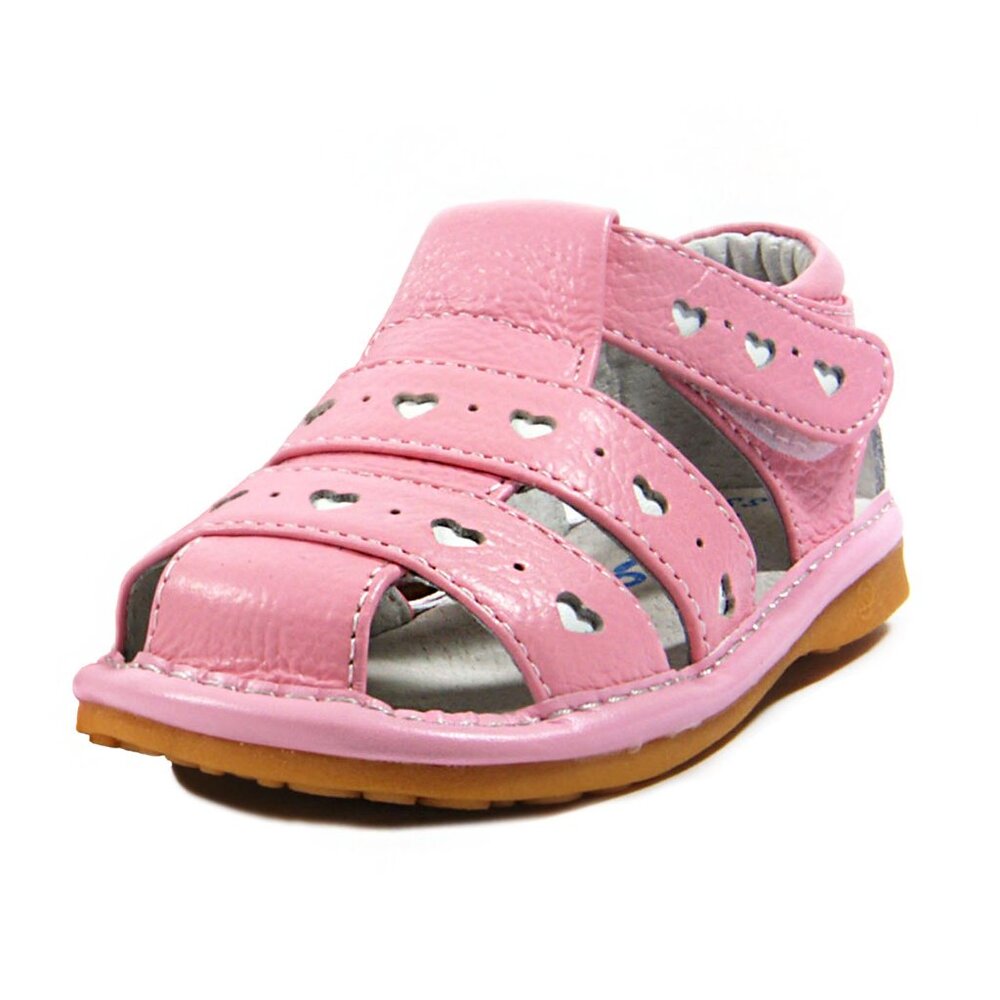 NEW ⭐️ Pink Squeaky Fisherman Sandal with Hearts - Multiple Toddler Sizes
